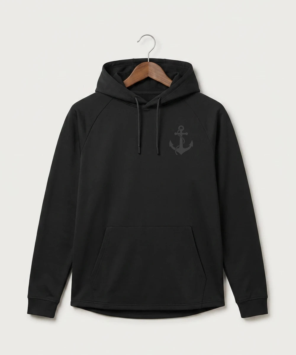 Fulton High School Football (Boys) - Black Hoodie - Left Chest