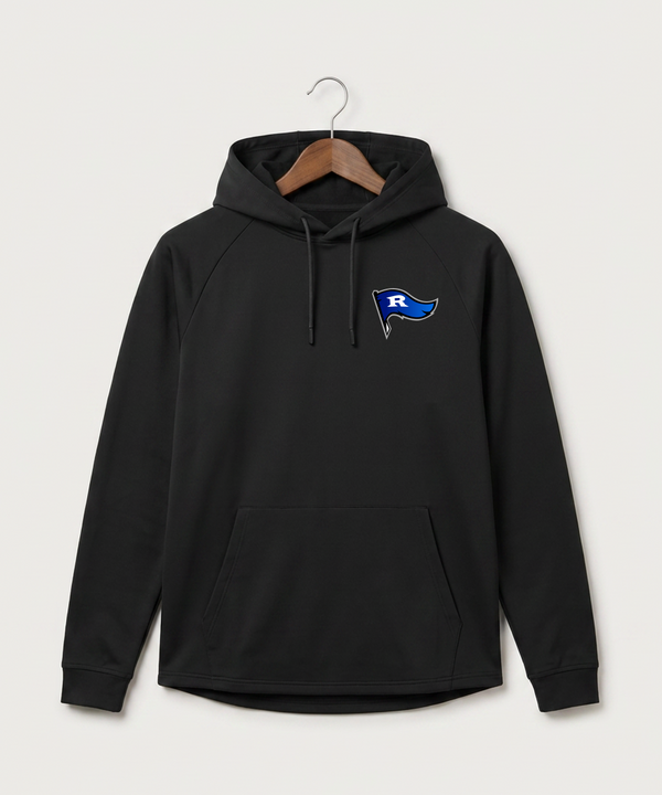 Red Lake County Central Football (Boys) - Black Hoodie - Left Chest
