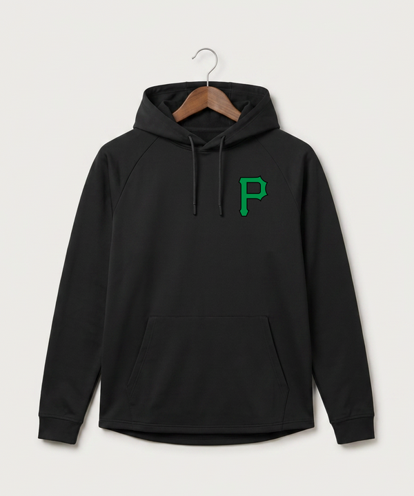Pipestone Area High School Football (Boys) - Black Hoodie - Left Chest