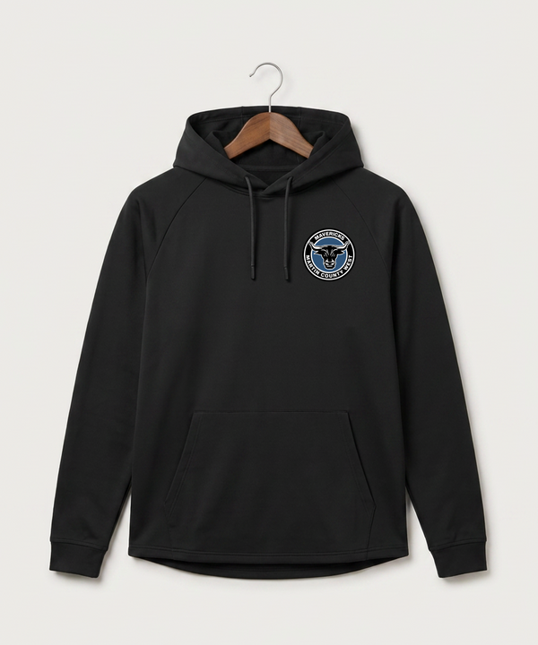 Martin County West High School Football (Boys) - Black Hoodie - Left Chest