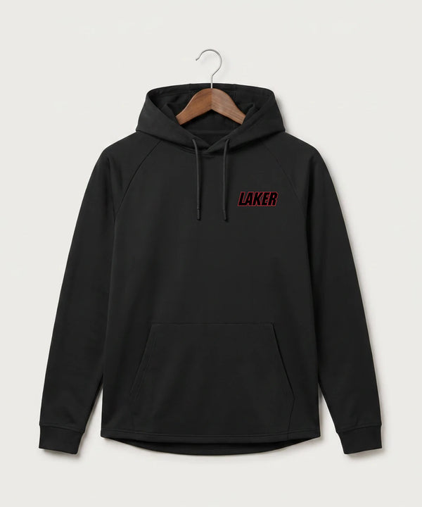 Detroit Lakes Community High School Football (Boys) - Black Hoodie - Left Chest