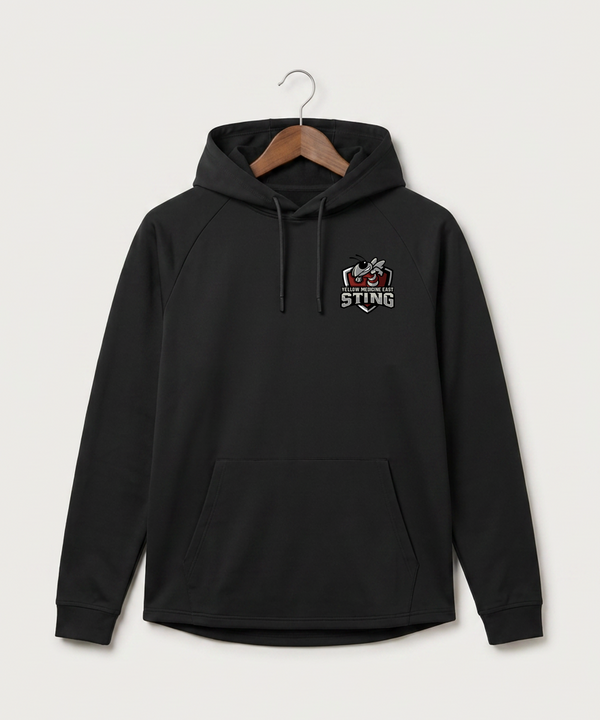 Yellow Medicine East High School Athletics - Black Hoodie - Left Chest