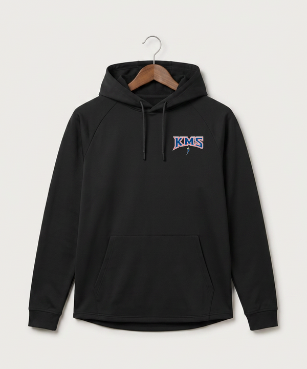 Kerkhoven-Murdock-Sunburg High School Football (Boys) - Black Hoodie - Left Chest
