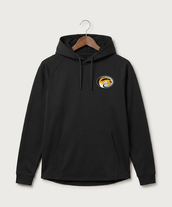 Sibley East High School Football (Boys) - Black Hoodie - Left Chest