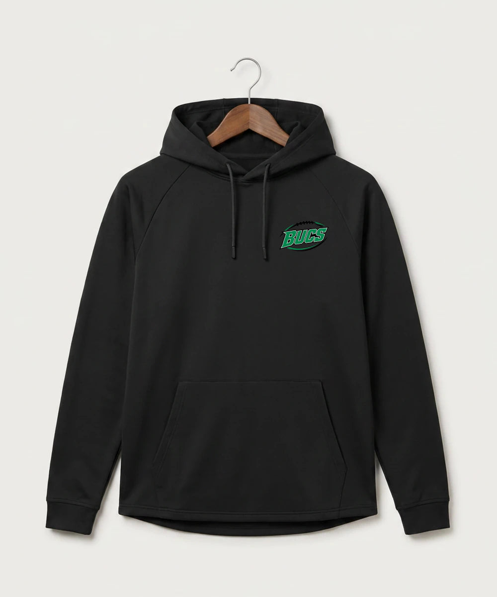 Waterville-Elysian-Morristown High School Football (Boys) - Black Hoodie - Left Chest