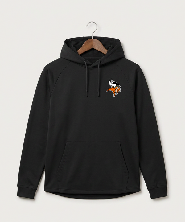 Littlefork Big Falls High School Football (Boys) - Black Hoodie - Left Chest