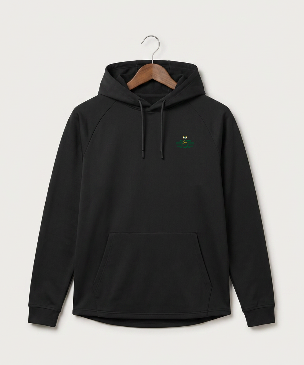 Ashwaubenon High School Soccer (Boys) - Black Hoodie - Left Chest