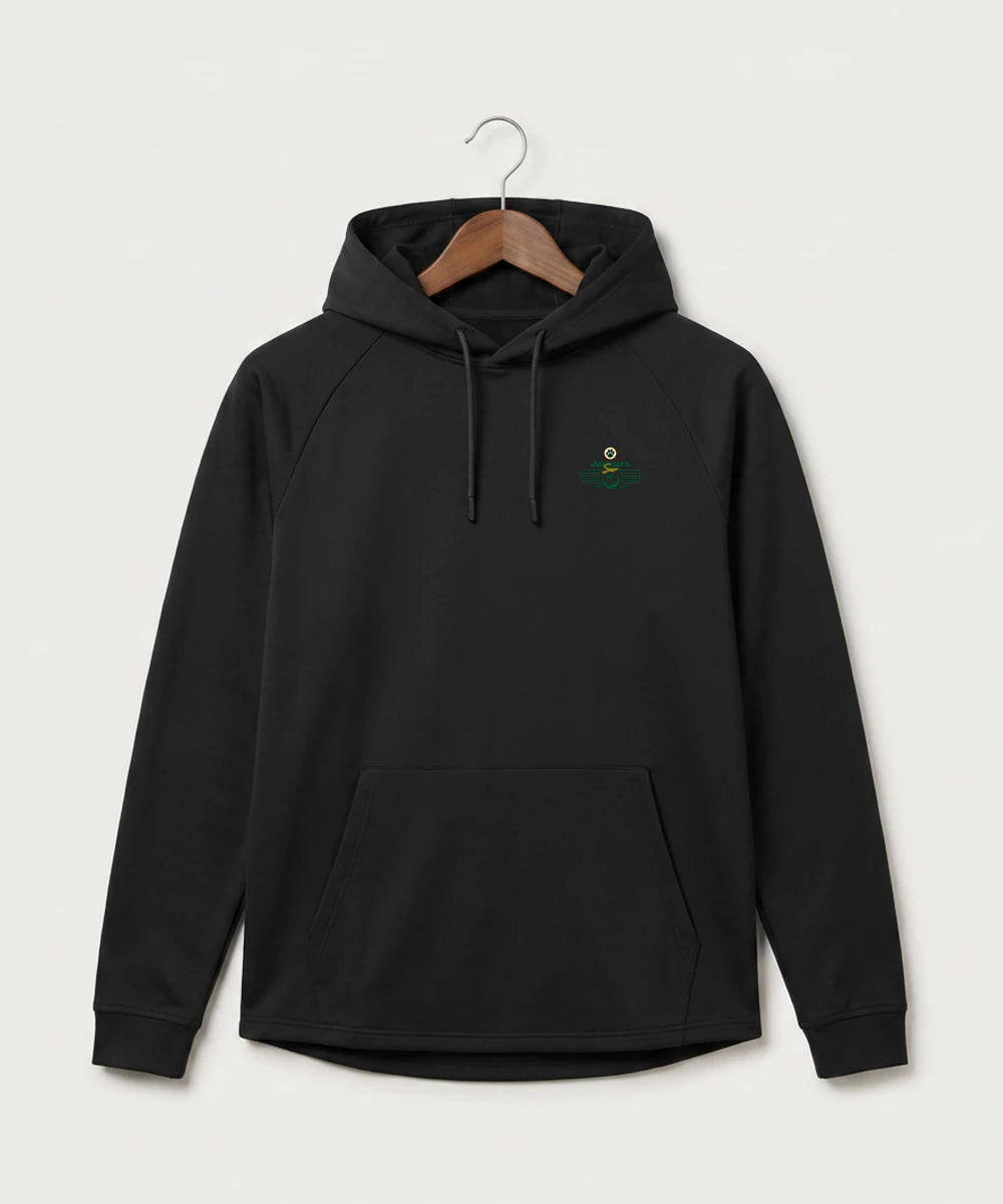 Ashwaubenon High School Soccer (Boys) - Black Hoodie - Left Chest