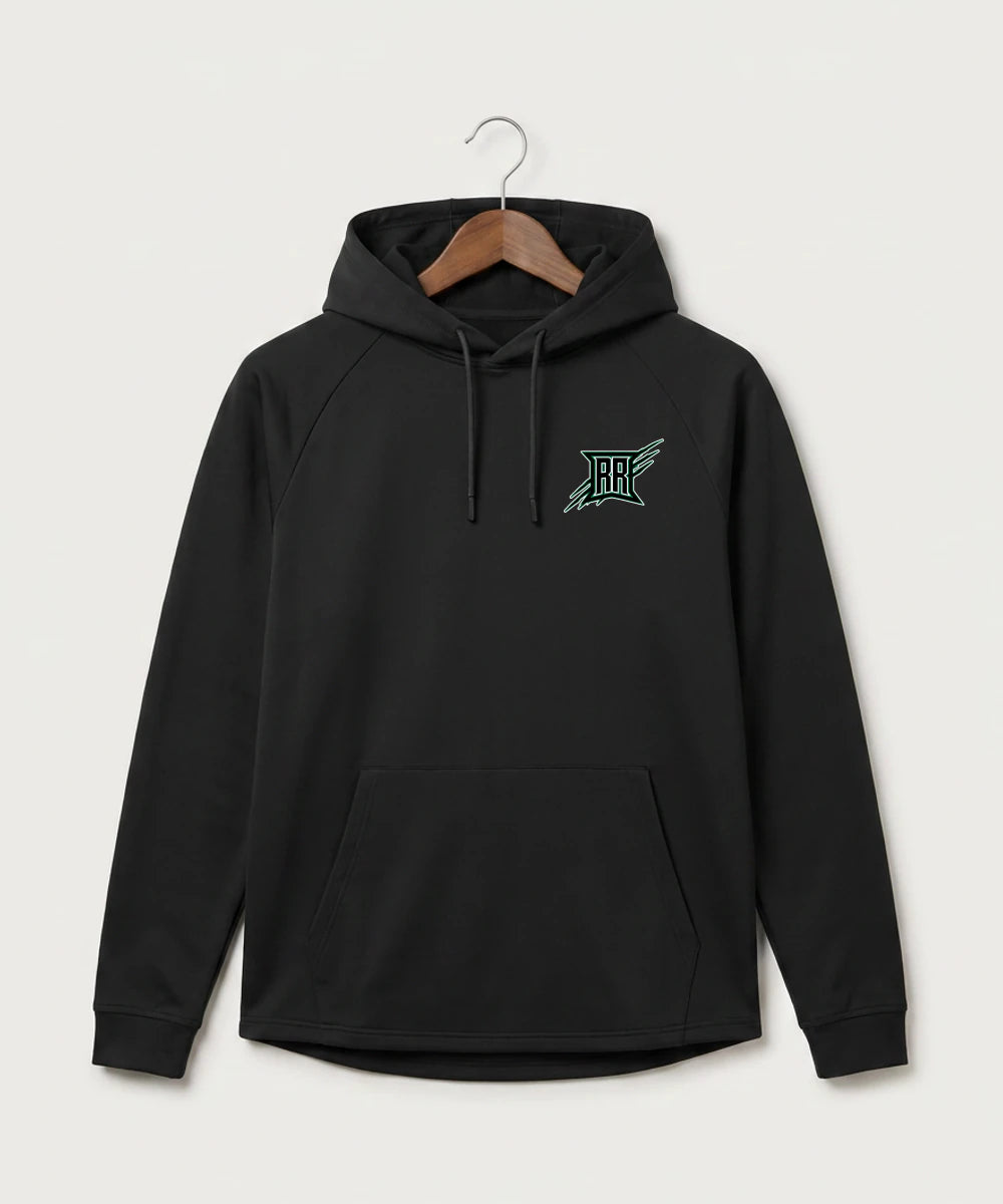Rock Ridge High School Football (Boys) - Black Hoodie - Left Chest