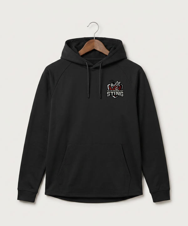 Yellow Medicine East High School Football (Boys) - Black Hoodie - Left Chest