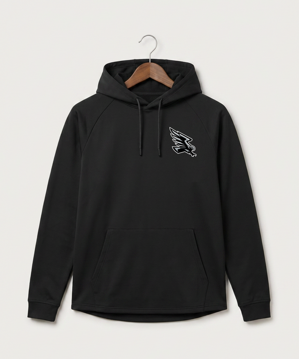 Red Rock Central High School Football (Boys) - Black Hoodie - Left Chest