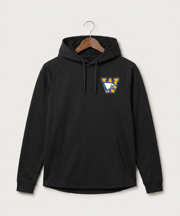 Windom Area High School Volleyball (Girls) - Black Hoodie - Left Chest