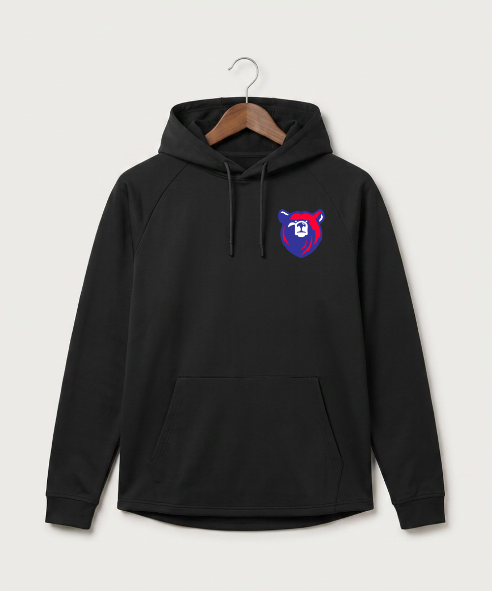 Bertha Hewitt High School Football (Boys) - Black Hoodie - Left Chest
