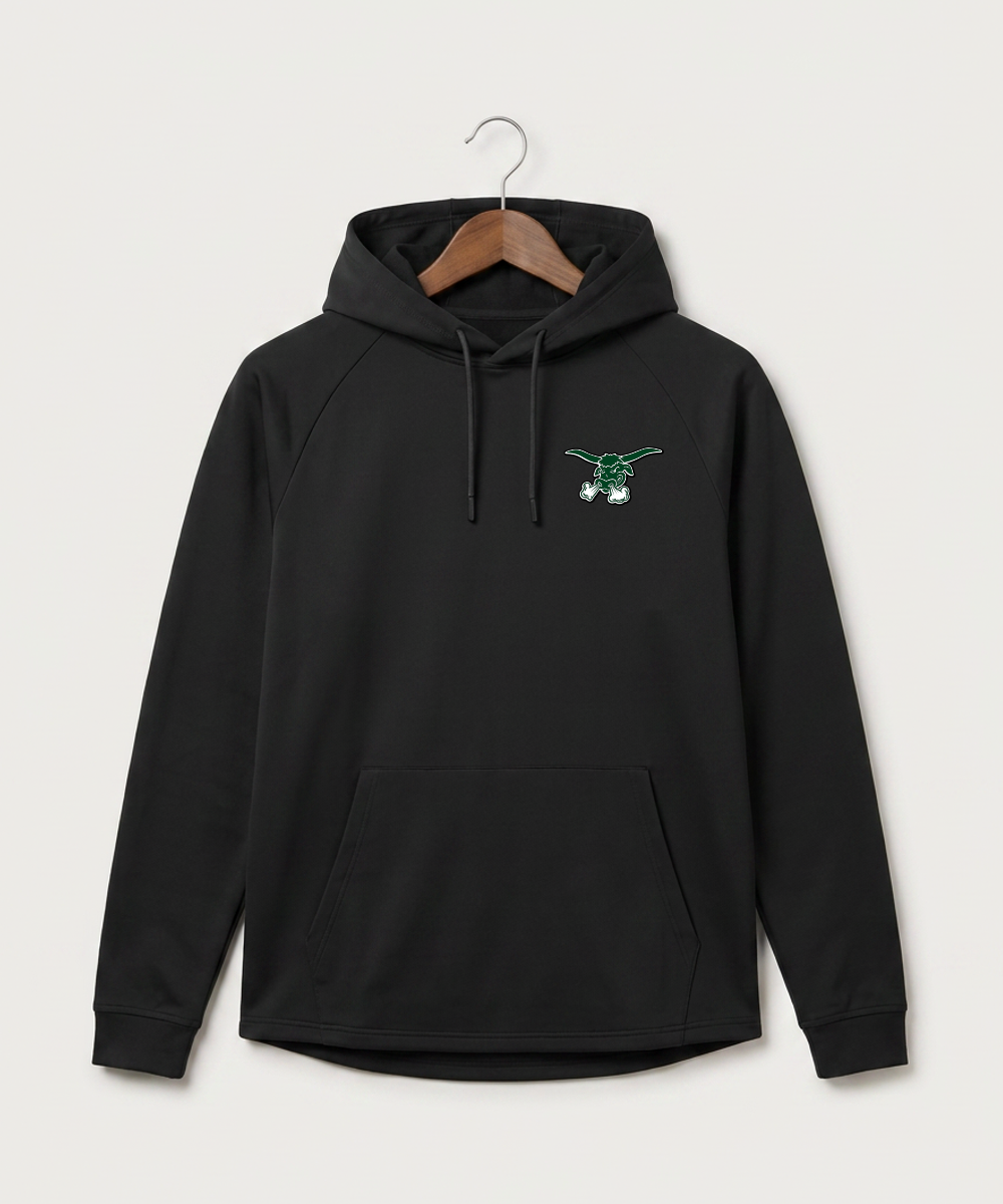 West Fargo High School Football (Boys) - Black Hoodie - Left Chest