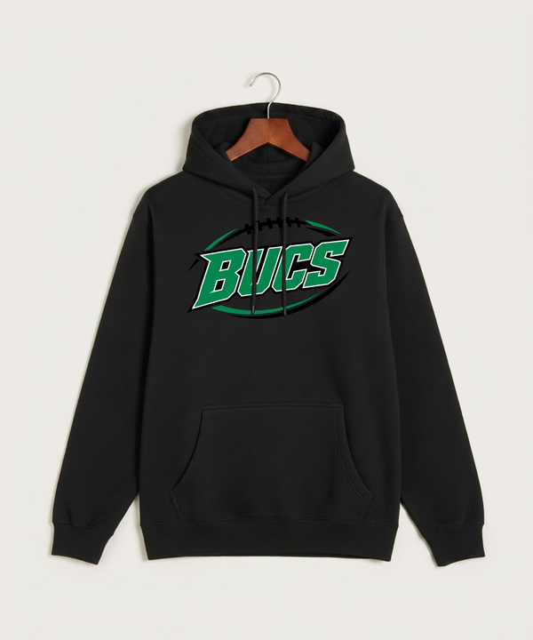 Waterville-Elysian-Morristown High School Football (Boys) - Black Hoodie Value - Full Front