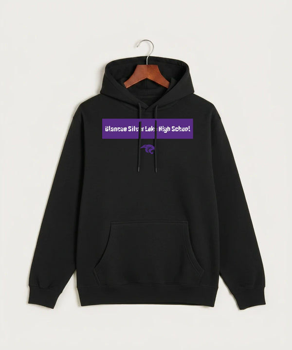Glencoe Silver Lake High School Athletics - Black Hoodie Value - Full Front