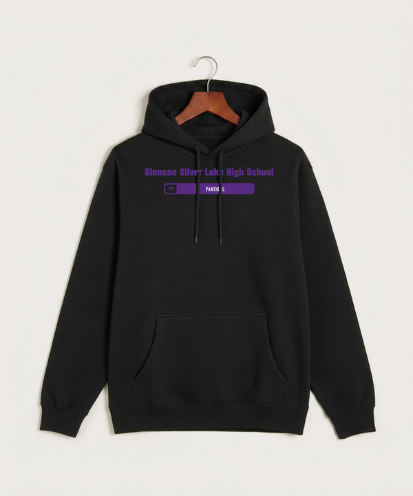 Glencoe Silver Lake High School Athletics - Black Hoodie Value - Full Front