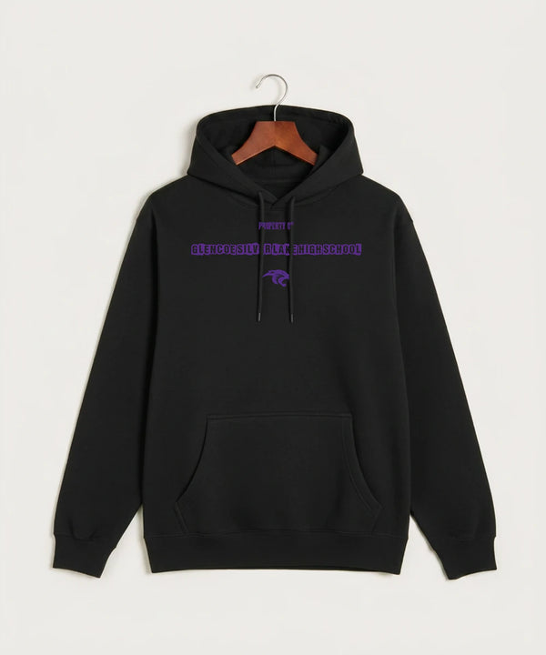Glencoe Silver Lake High School Athletics - Black Hoodie Value - Full Front