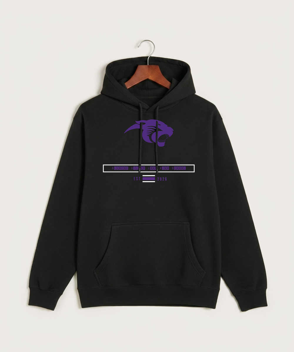Glencoe Silver Lake High School Athletics - Black Hoodie Value - Full Front