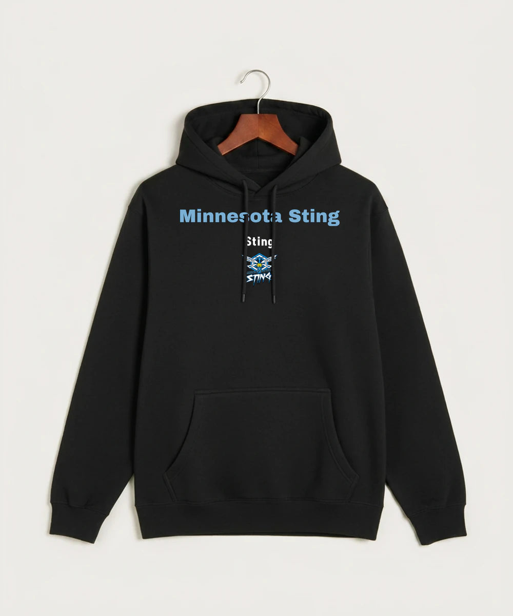 Minnesota Sting Athletics - Black Hoodie Value - Full Front