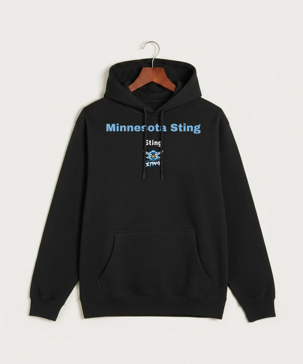 Minnesota Sting Athletics - Black Hoodie Value - Full Front