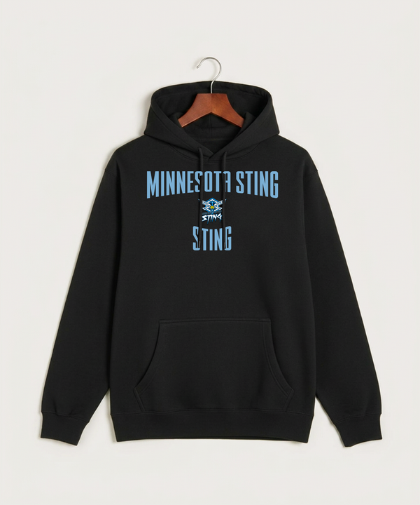 Minnesota Sting Athletics - Black Hoodie Value - Full Front