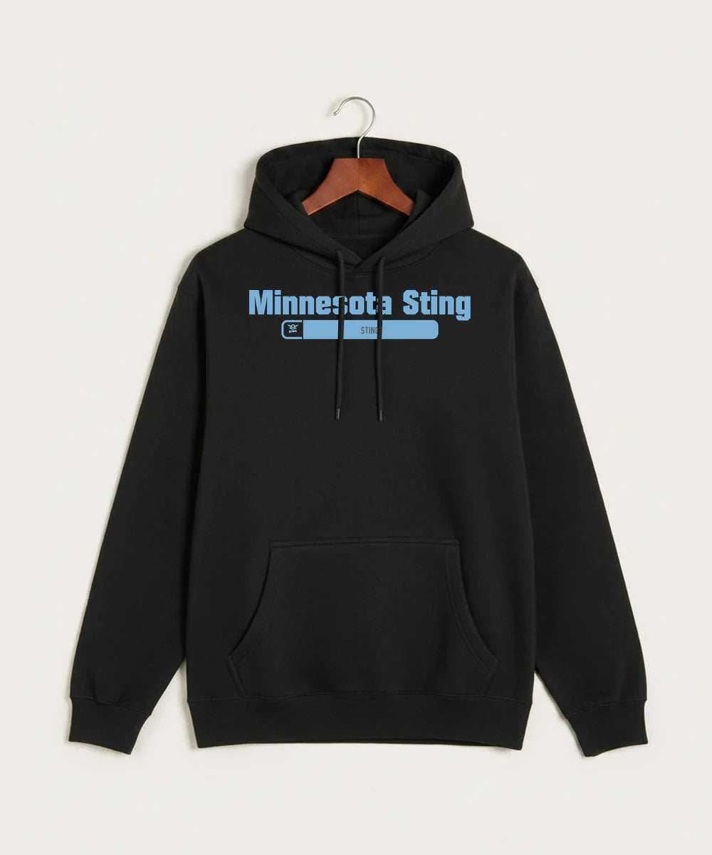 Minnesota Sting Athletics - Black Hoodie Value - Full Front