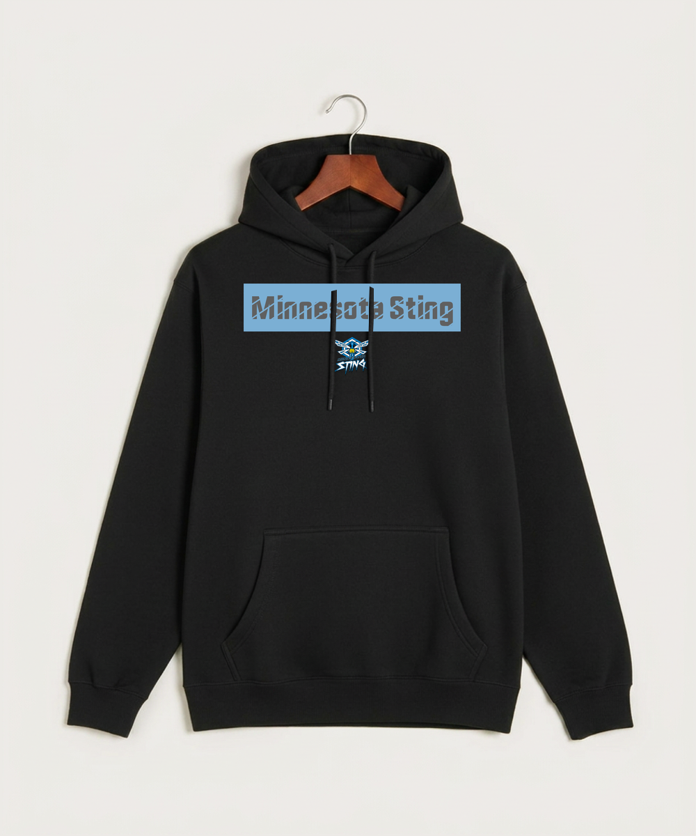 Minnesota Sting Athletics - Black Hoodie Value - Full Front