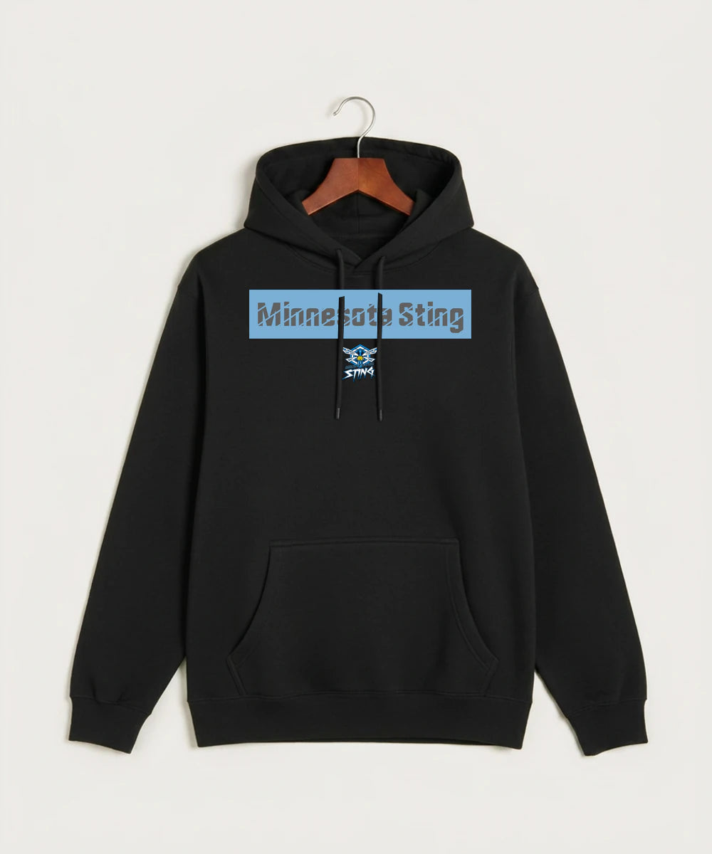 Minnesota Sting Athletics - Black Hoodie Value - Full Front
