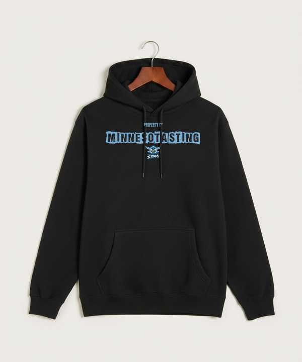 Minnesota Sting Athletics - Black Hoodie Value - Full Front