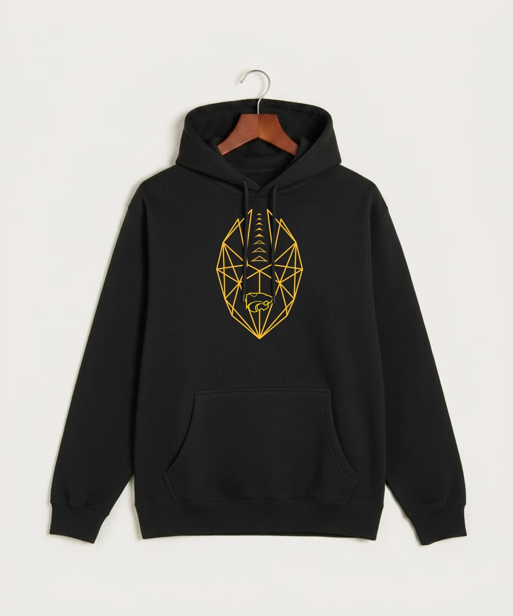 Le-Win Football - Black Hoodie Value - Full Front