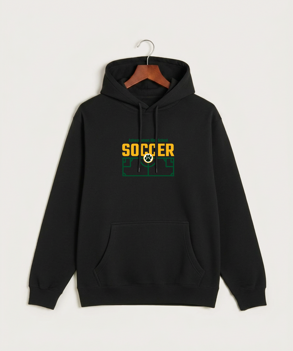 Ashwaubenon High School Soccer (Boys) - Black Hoodie Value - Full Front