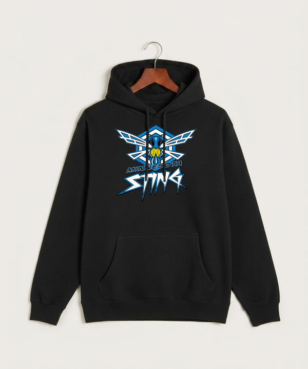 Minnesota Sting Athletics - Black Hoodie Value - Full Front
