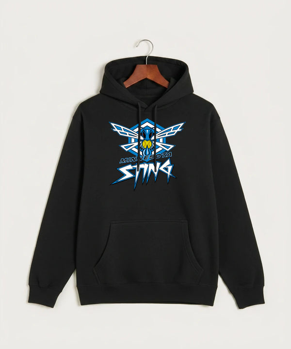 Minnesota Sting Athletics - Black Hoodie Value - Full Front