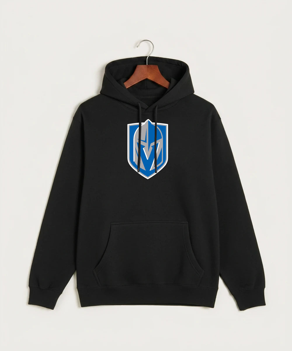 Lake Crystal-Welcome-Memorial High School Football (Boys) - Black Hoodie Value - Full Front