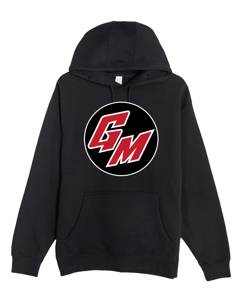 Ghostfit Sports Test 2 - Black Hoodie Value - Full Front