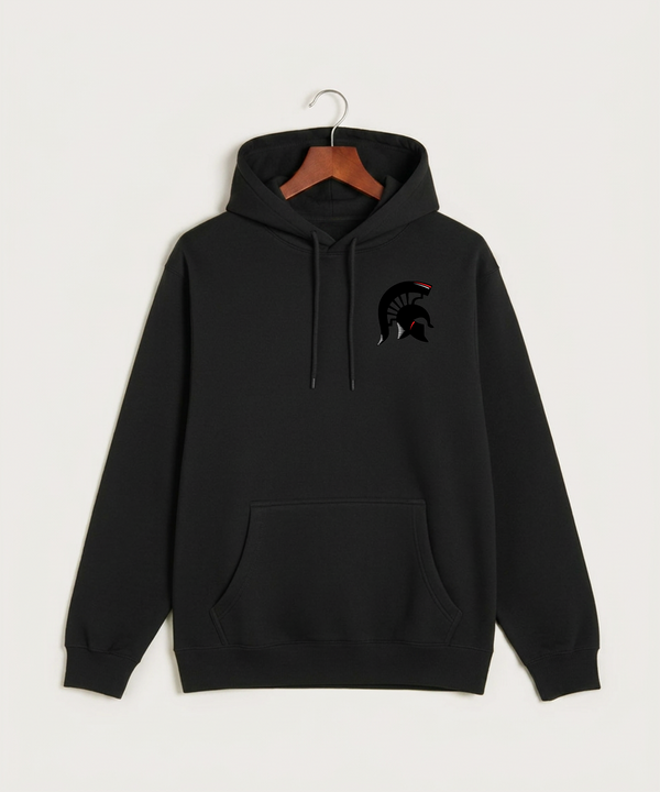 Bold High School Football (Boys) - Black Hoodie Value - Left Chest