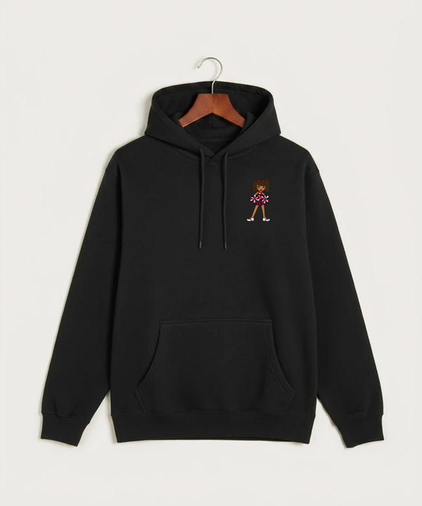Independence High School Cheer Team - Black Hoodie Value - Left Chest