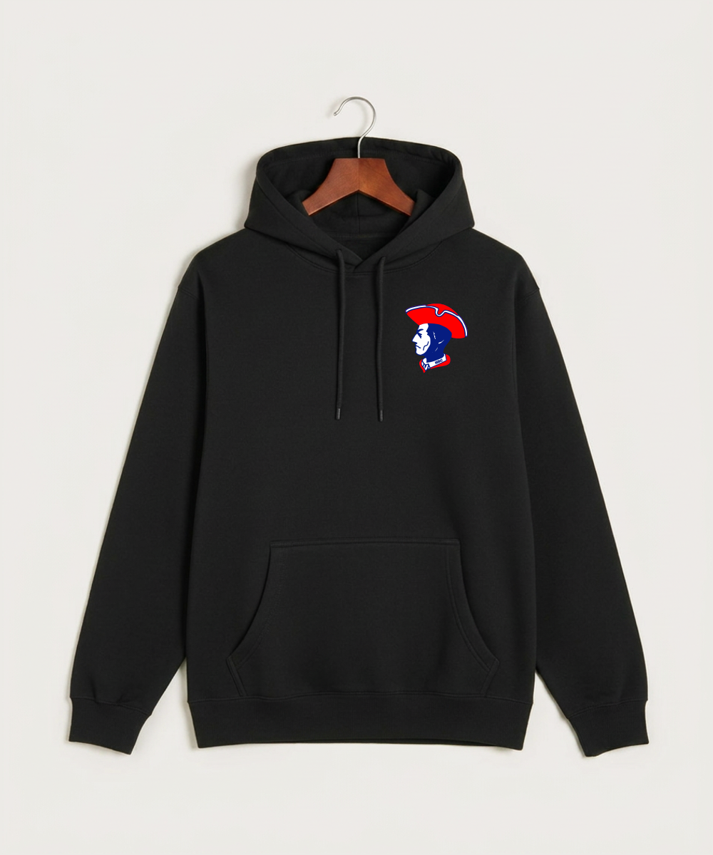 Hills-Beaver Creek High School Volleyball (Girls) - Black Hoodie Value - Left Chest