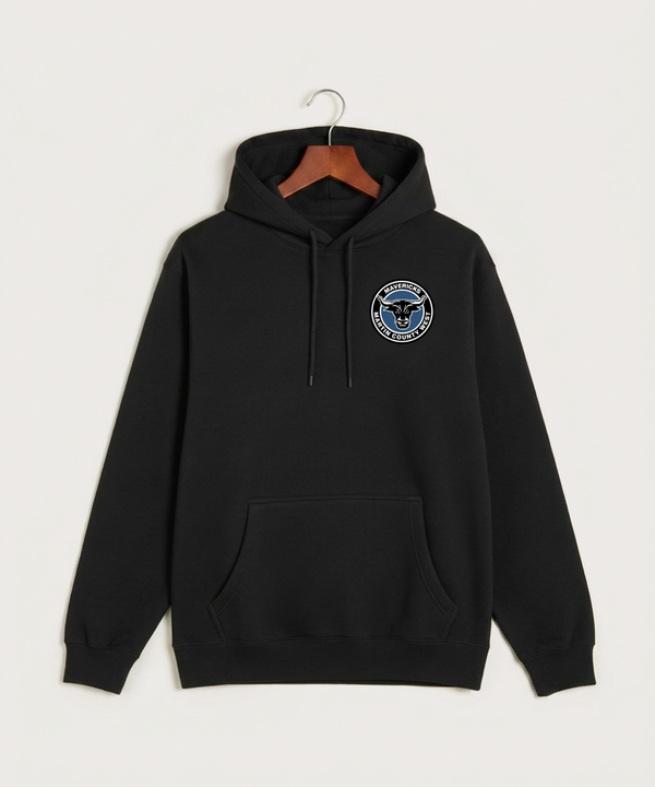 Martin County West High School Football (Boys) - Black Hoodie Value - Left Chest