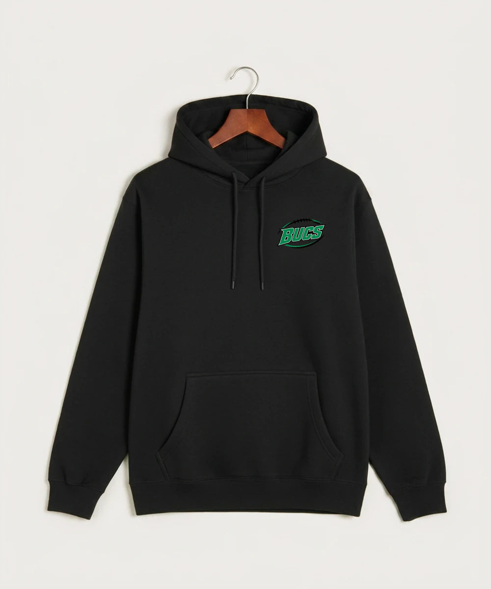 Waterville-Elysian-Morristown High School Football (Boys) - Black Hoodie Value - Left Chest