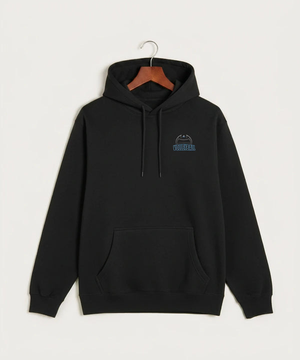 Long Prairie Grey Eagle High School Volleyball (Girls) - Black Hoodie Value - Left Chest