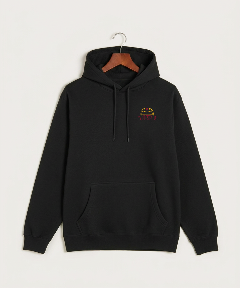 Northfield High School Volleyball (Girls) - Black Hoodie Value - Left Chest