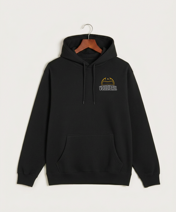 Hayfield High School Volleyball (Girls) - Black Hoodie Value - Left Chest