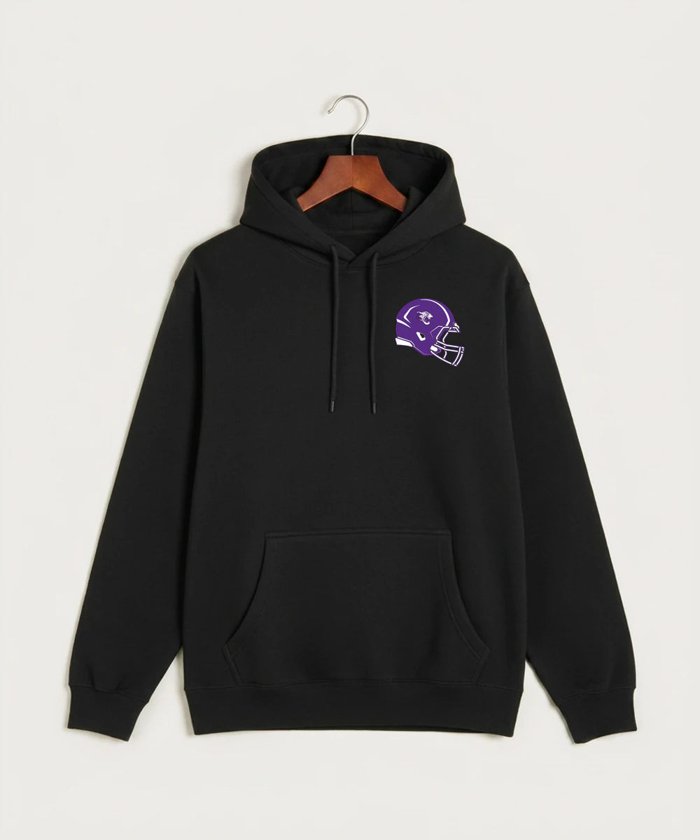 Granada-Huntley-East Chain/Truman Football (Boys) - Black Hoodie Value - Left Chest