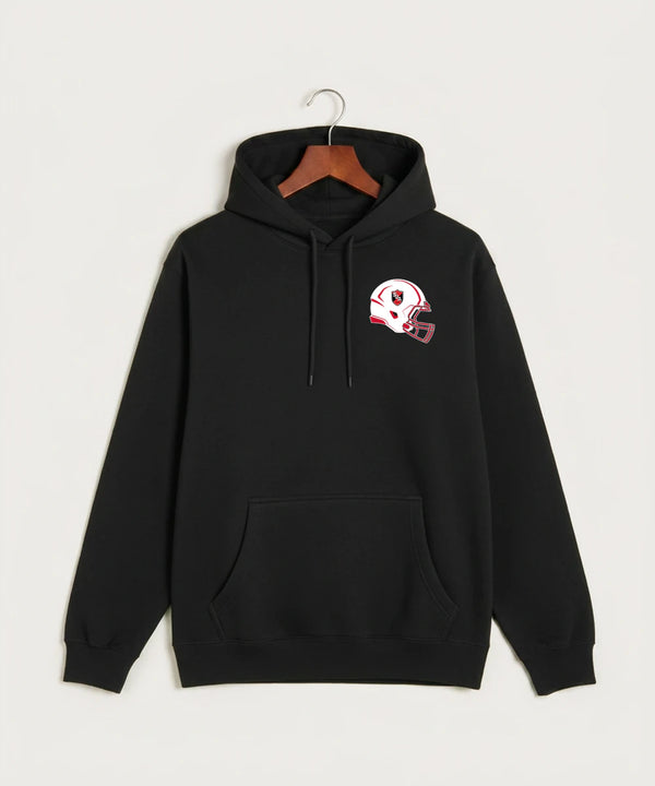 Saint James High School Football (Boys) - Black Hoodie Value - Left Chest