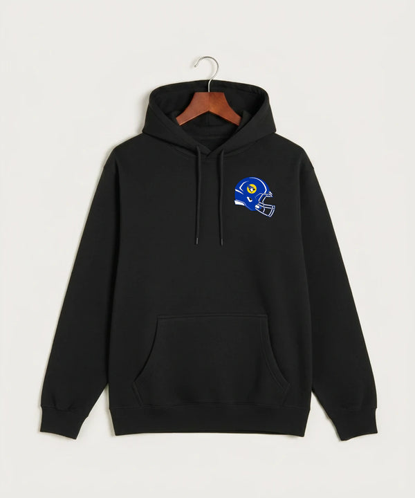 Waseca High School Football (Boys) - Black Hoodie Value - Left Chest