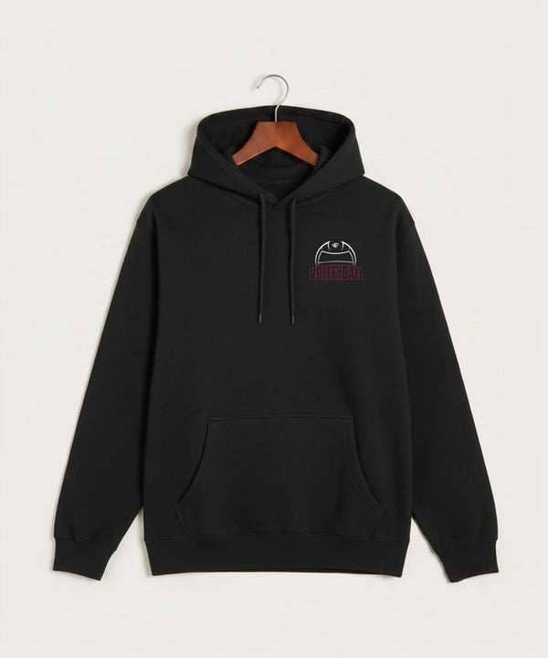 Triton High School Volleyball (Girls) - Black Hoodie Value - Left Chest