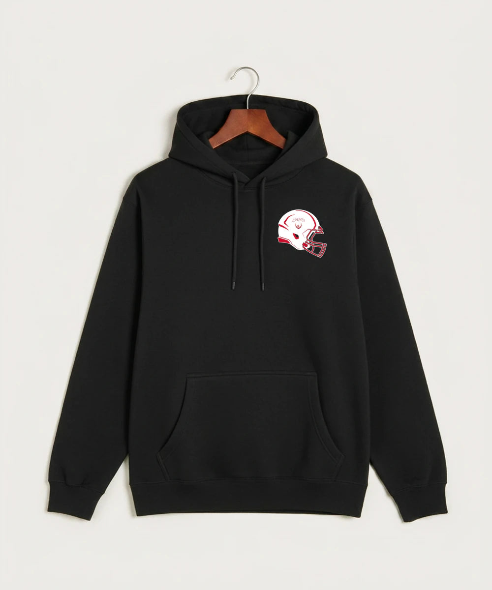 Alden-Conger-Glenville Emmons High School Football (Boys) - Black Hoodie Value - Left Chest
