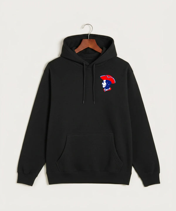 Hills-Beaver Creek High School Volleyball (Girls) - Black Hoodie Value - Left Chest